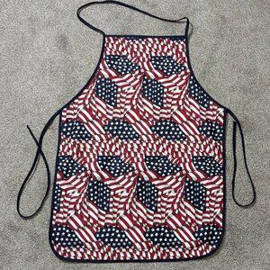 U.S. American FLAG Patriotic Unisex Full Bib Apron